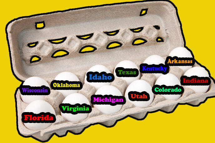 Dozen States for Same-sex Marriage